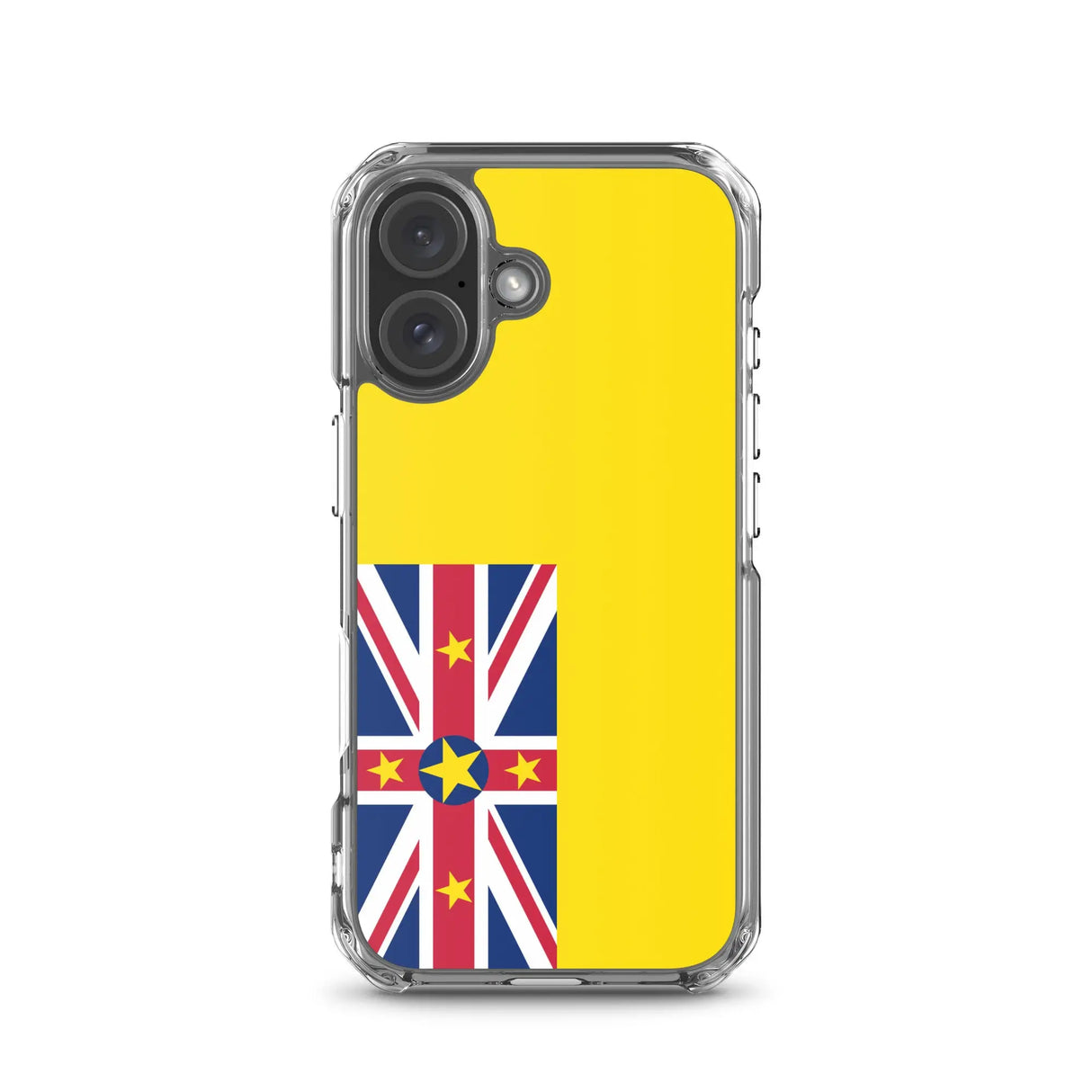 Coque iphone drapeau niue souple antichoc transparente