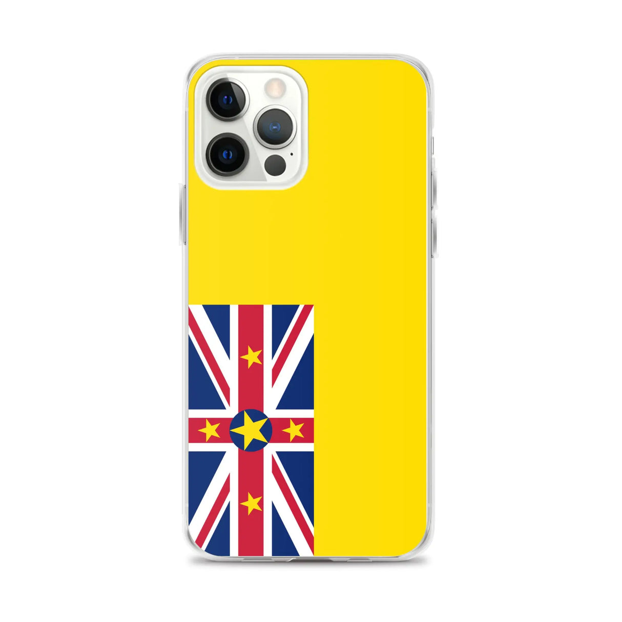 Coque iphone drapeau niue souple antichoc transparente