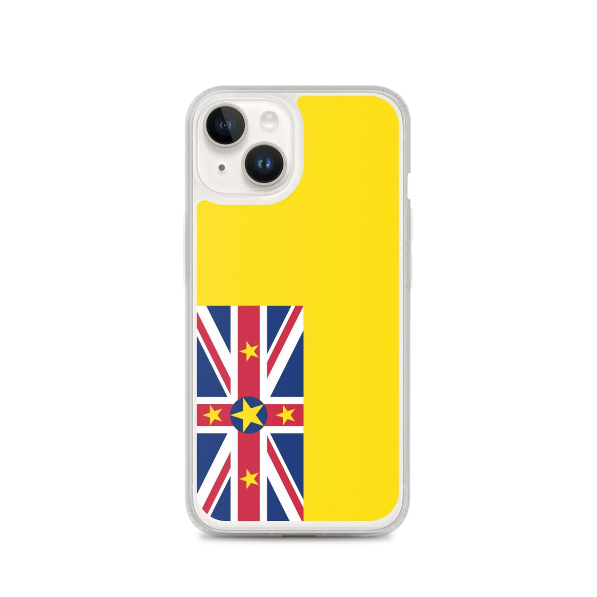 Coque iphone drapeau niue souple antichoc transparente