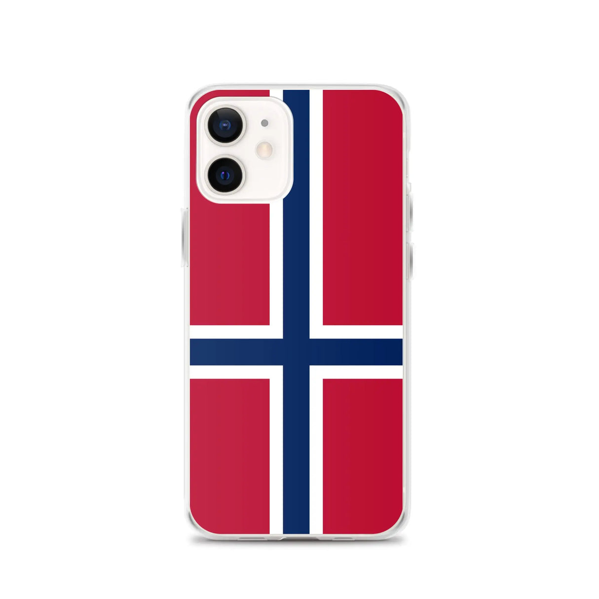 Coque iphone drapeau norvège souple résistante antichoc