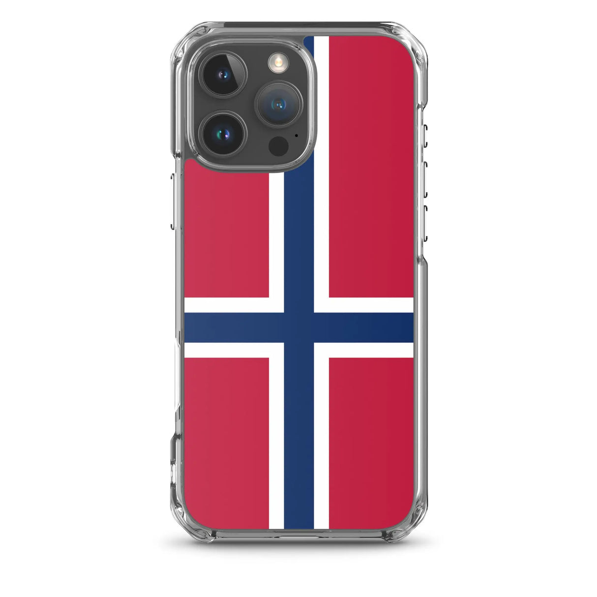 Coque iphone drapeau norvège souple résistante antichoc