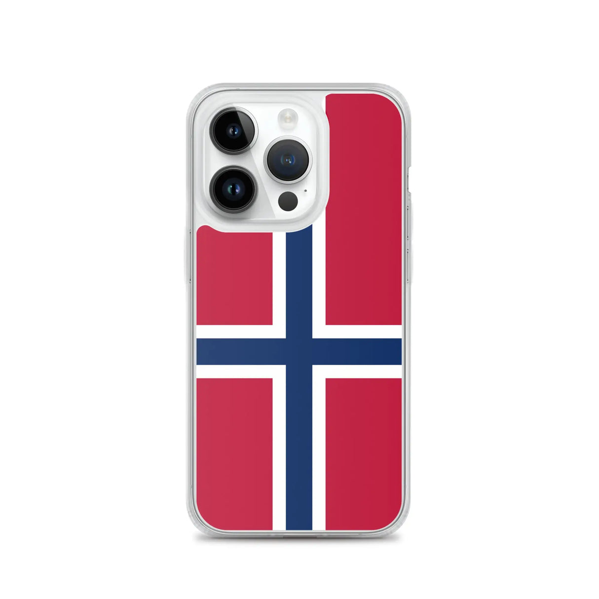 Coque iphone drapeau norvège souple résistante antichoc