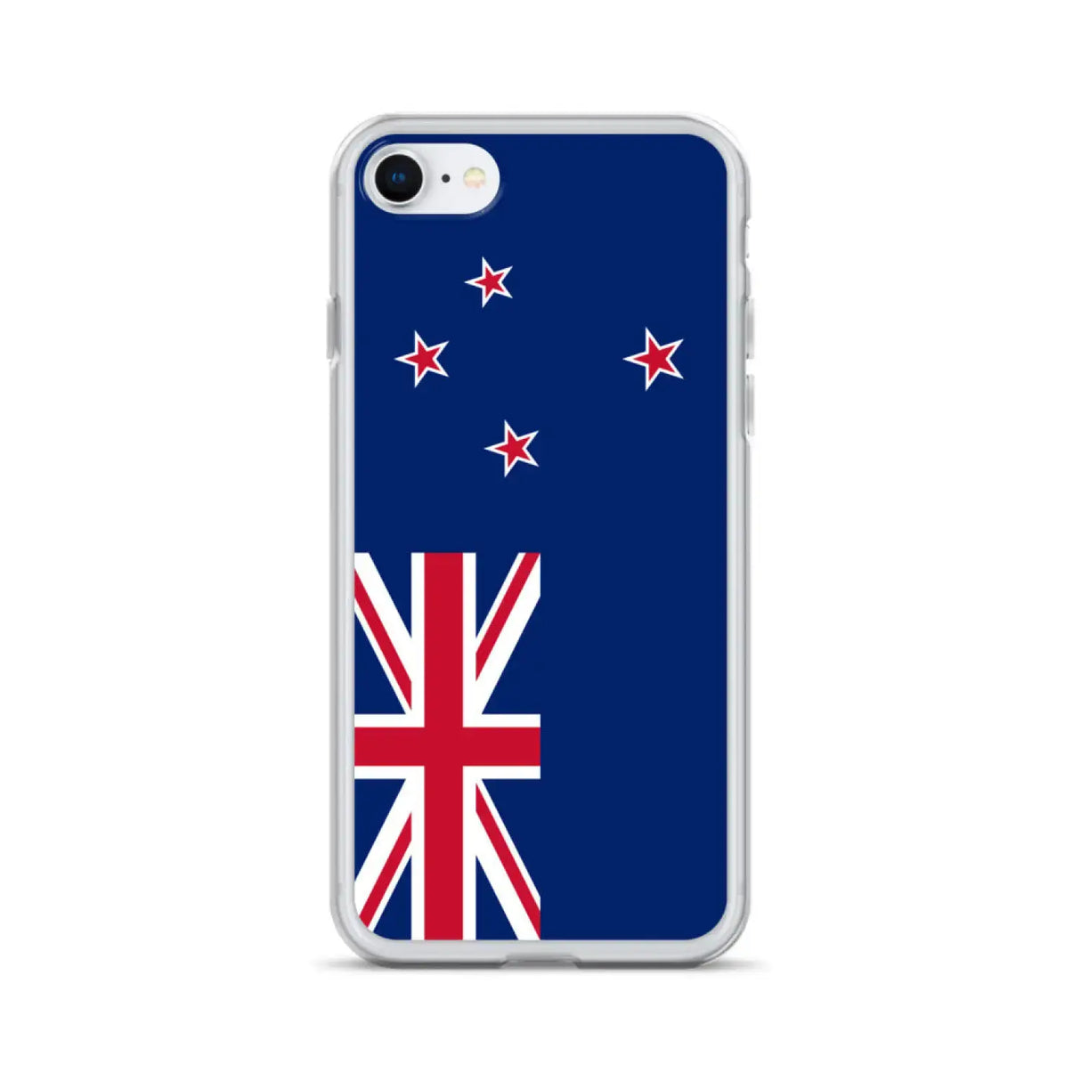 Coque iphone drapeau nouvelle-zélande souple antichoc