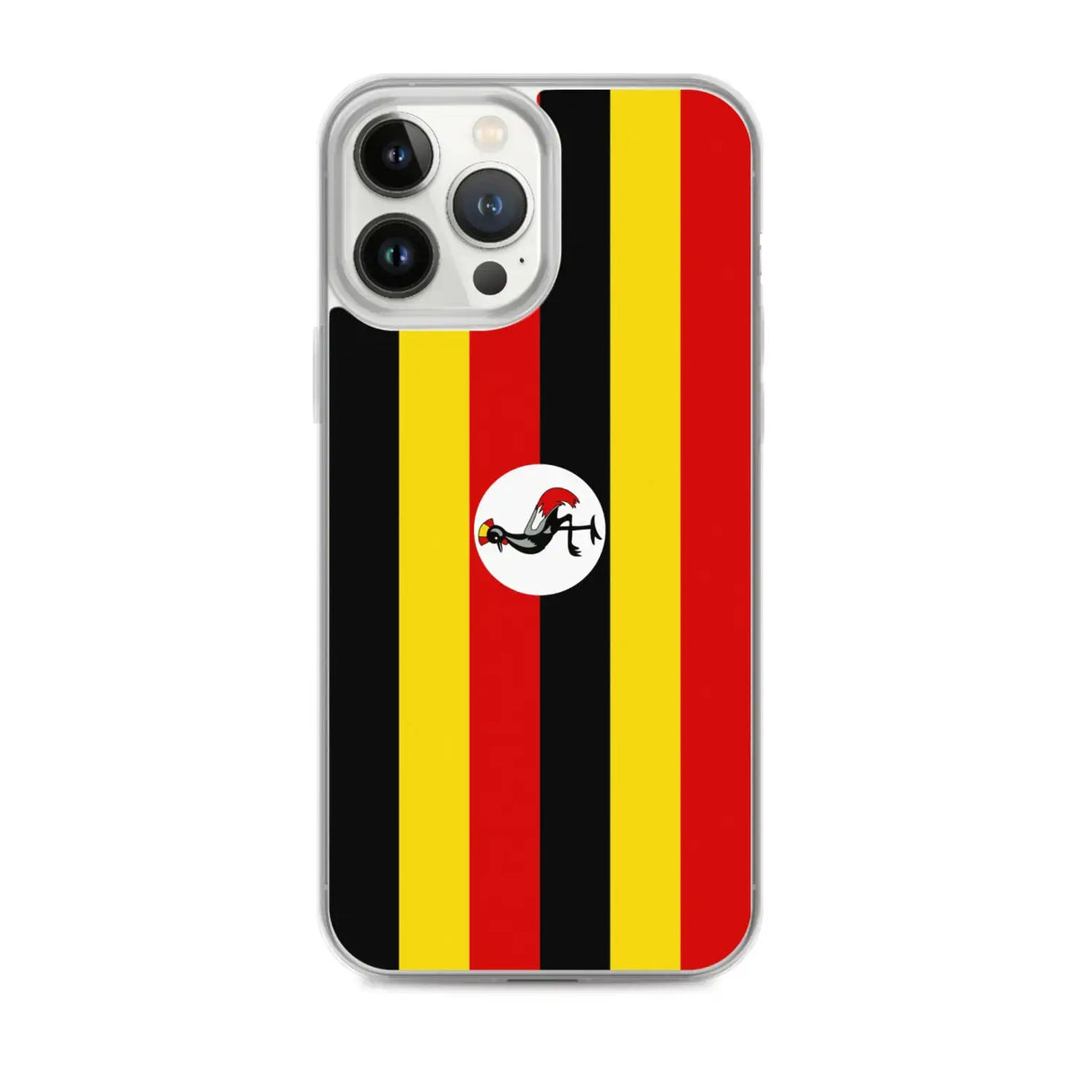 Coque iphone drapeau ouganda souple antichoc transparente
