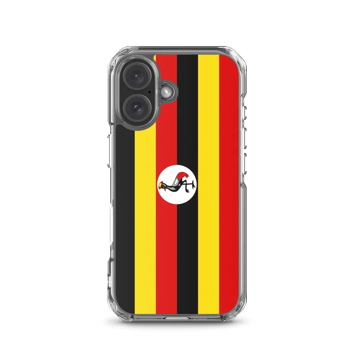 Coque iphone drapeau ouganda souple antichoc transparente