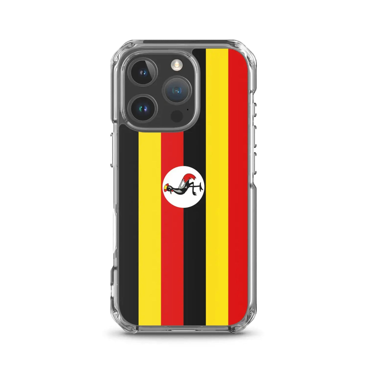 Coque iphone drapeau ouganda souple antichoc transparente