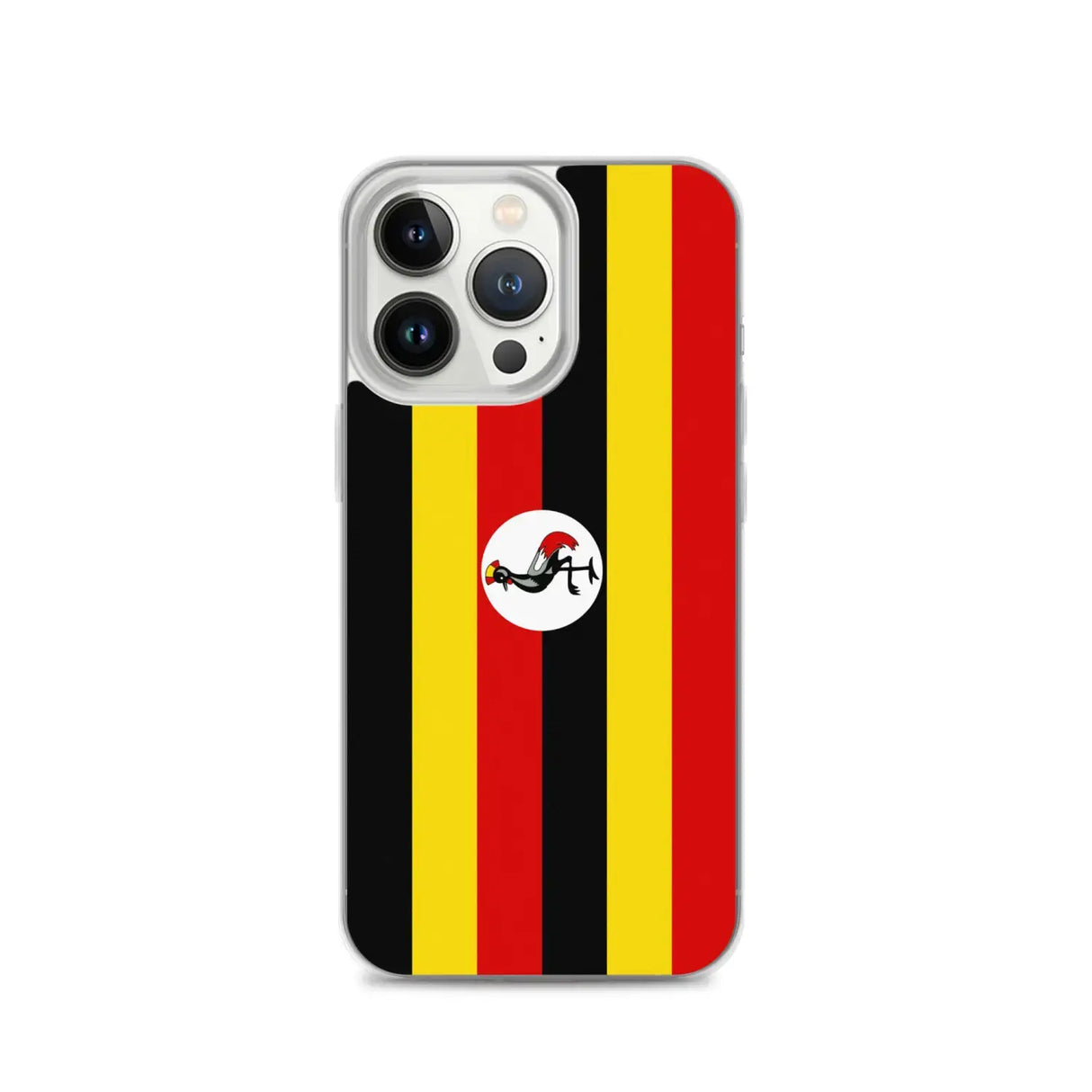 Coque iphone drapeau ouganda souple antichoc transparente
