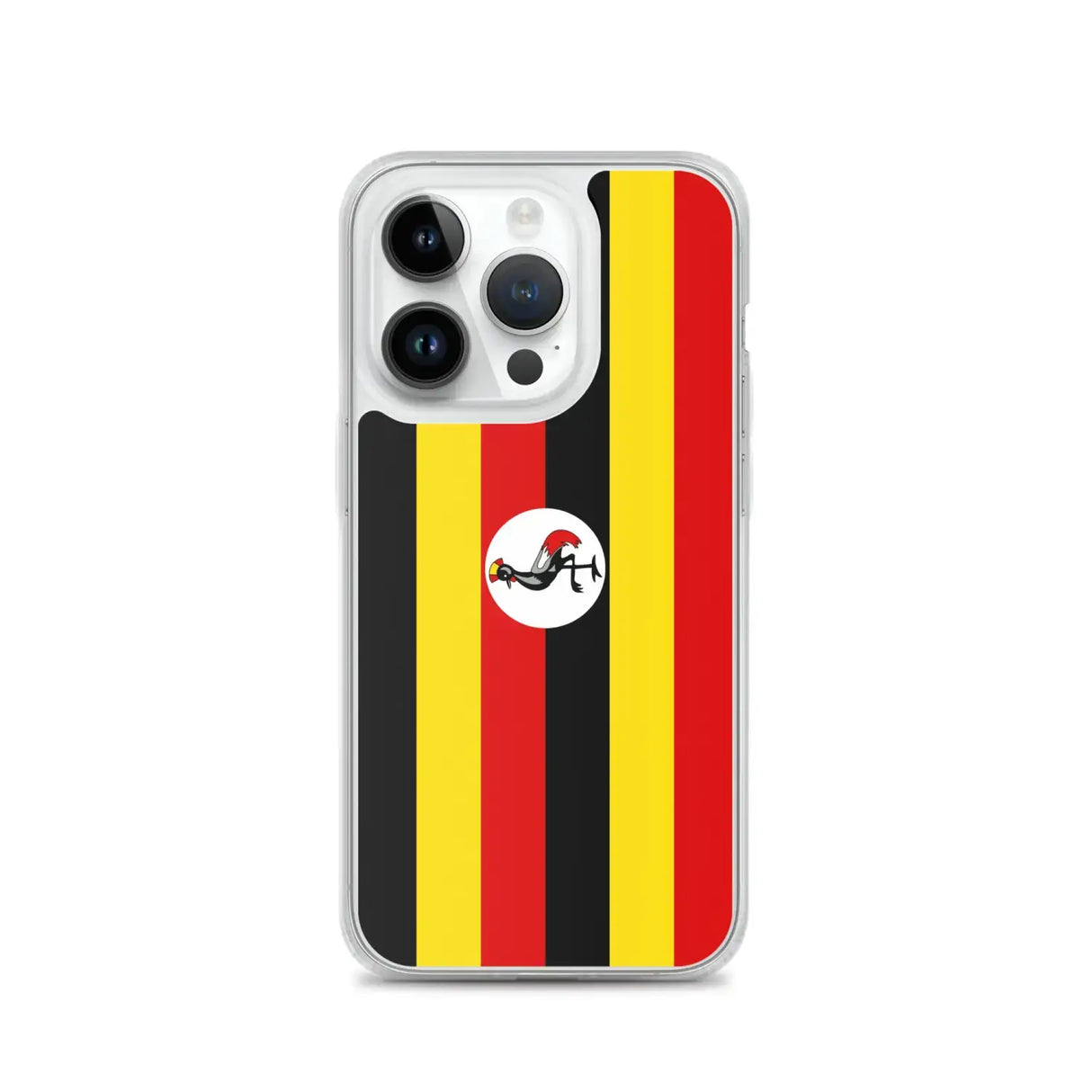 Coque iphone drapeau ouganda souple antichoc transparente