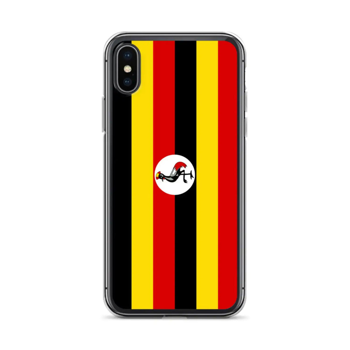Coque iphone drapeau ouganda souple antichoc transparente