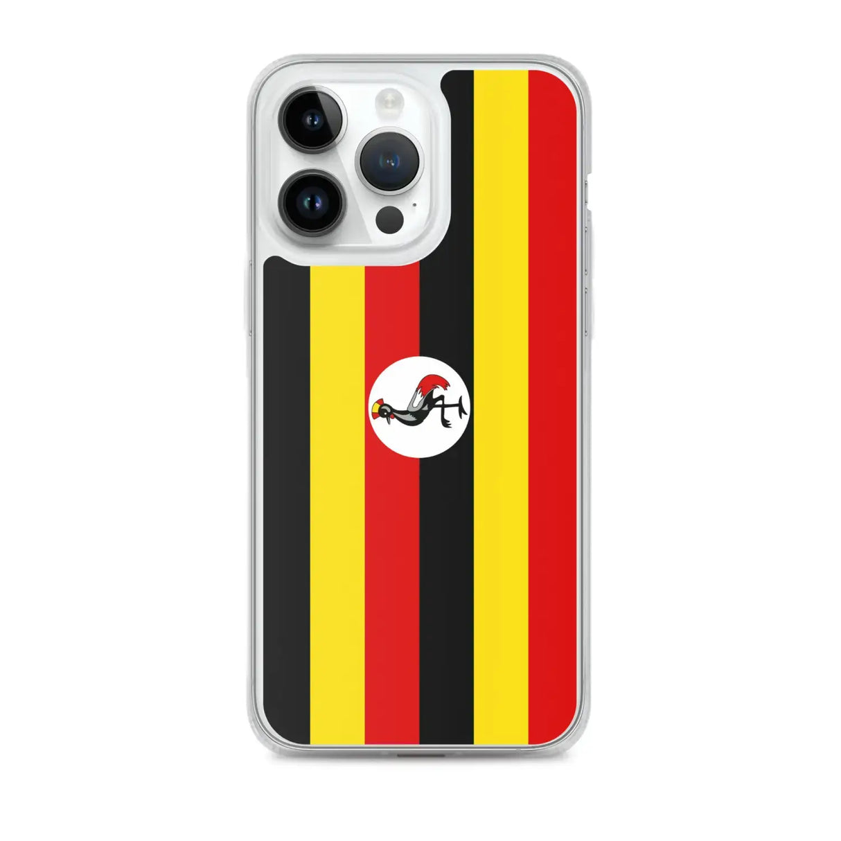 Coque iphone drapeau ouganda souple antichoc transparente