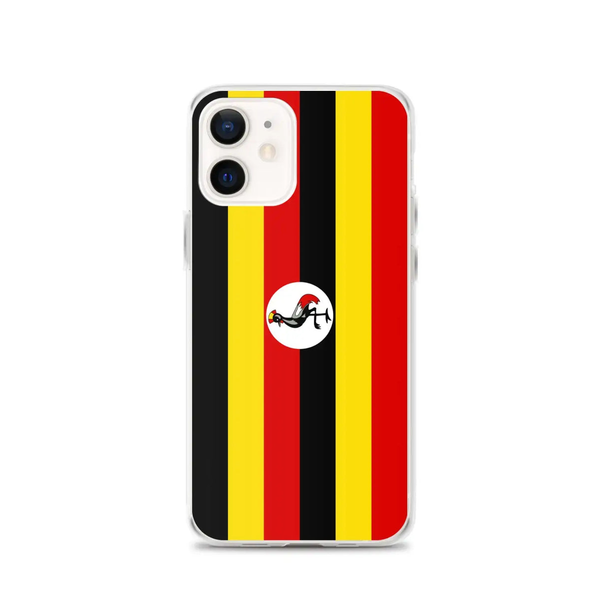 Coque iphone drapeau ouganda souple antichoc transparente