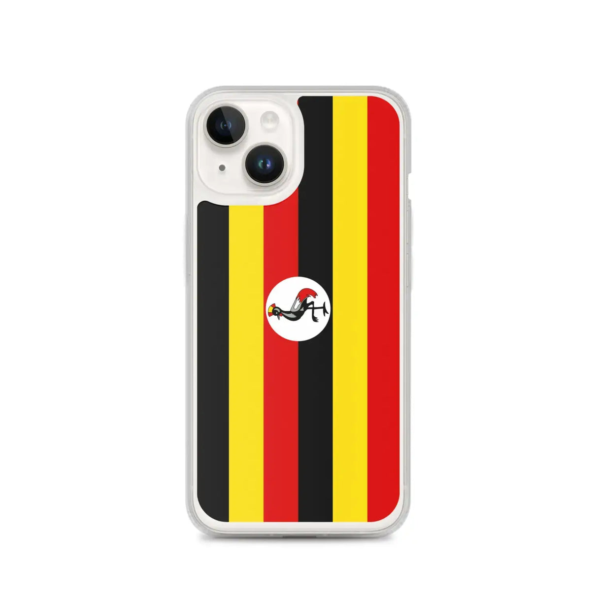 Coque iphone drapeau ouganda souple antichoc transparente