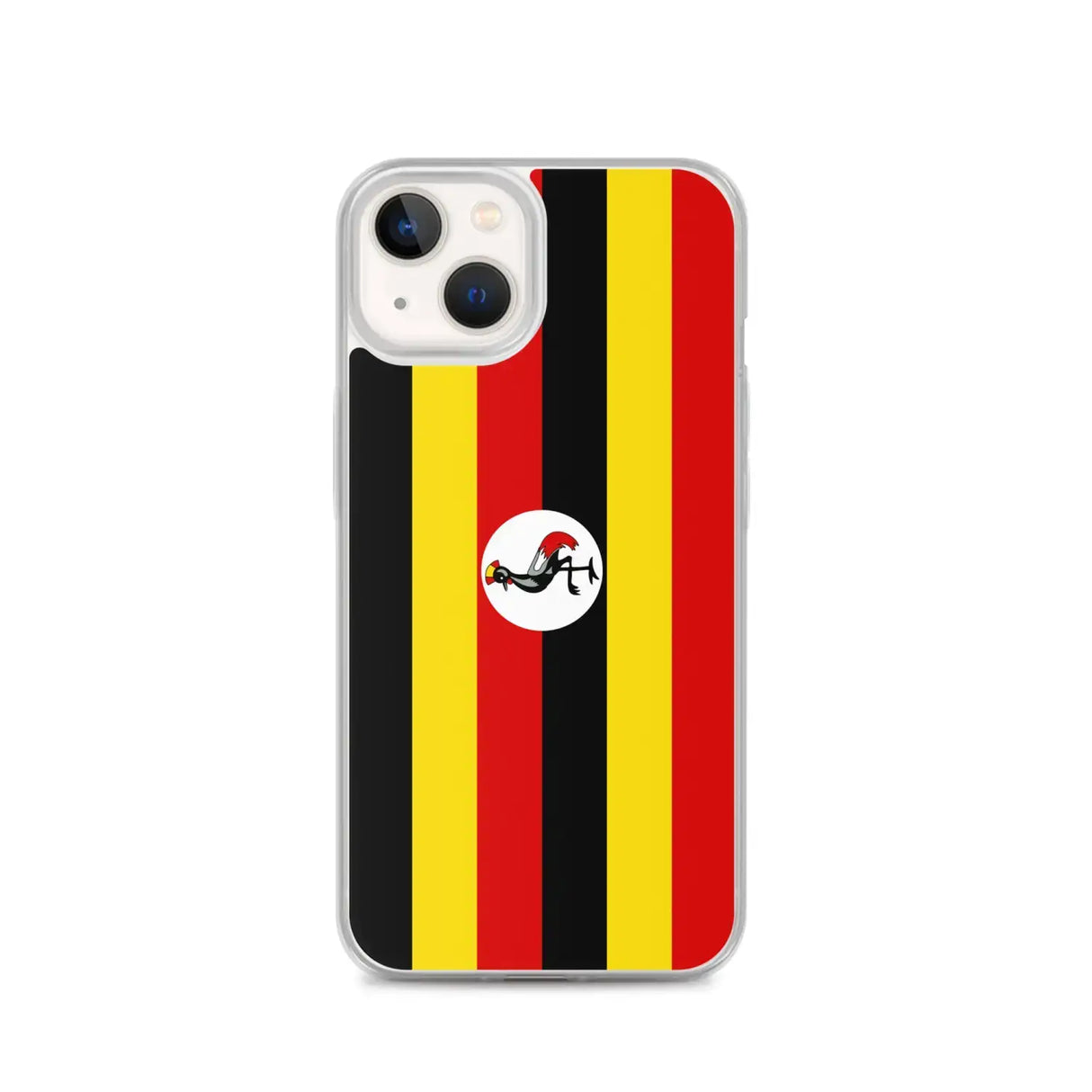 Coque iphone drapeau ouganda souple antichoc transparente