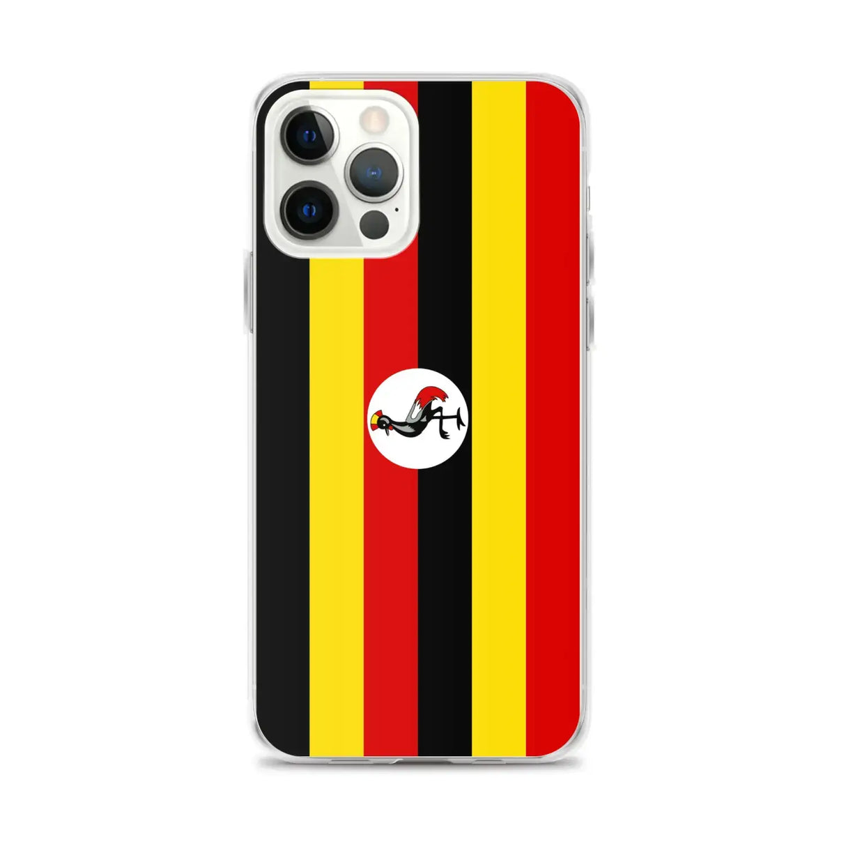 Coque iphone drapeau ouganda souple antichoc transparente