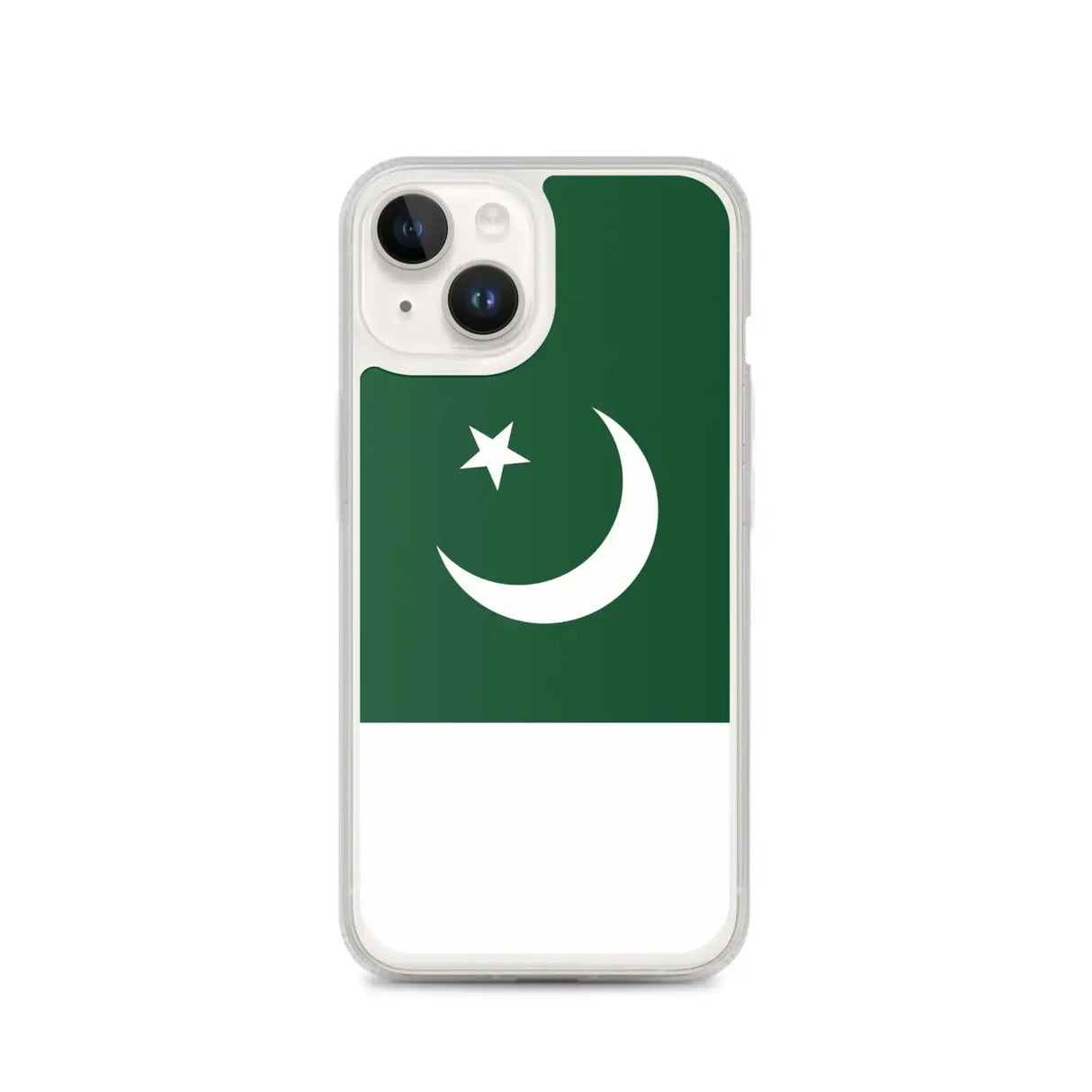 Coque iphone drapeau pakistan souple antichoc transparente