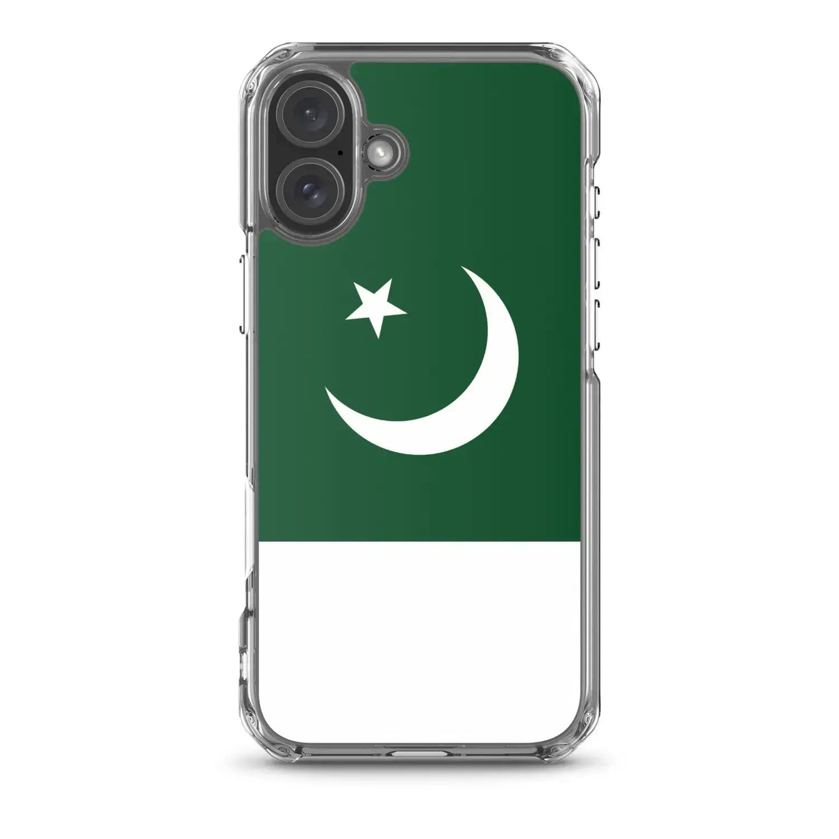 Coque iphone drapeau pakistan souple antichoc transparente