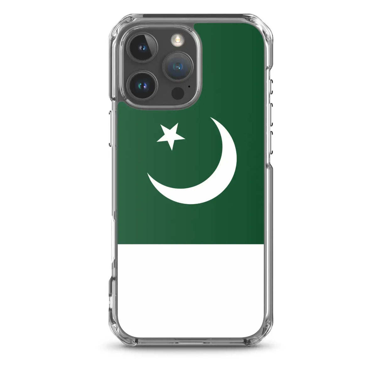Coque iphone drapeau pakistan souple antichoc transparente
