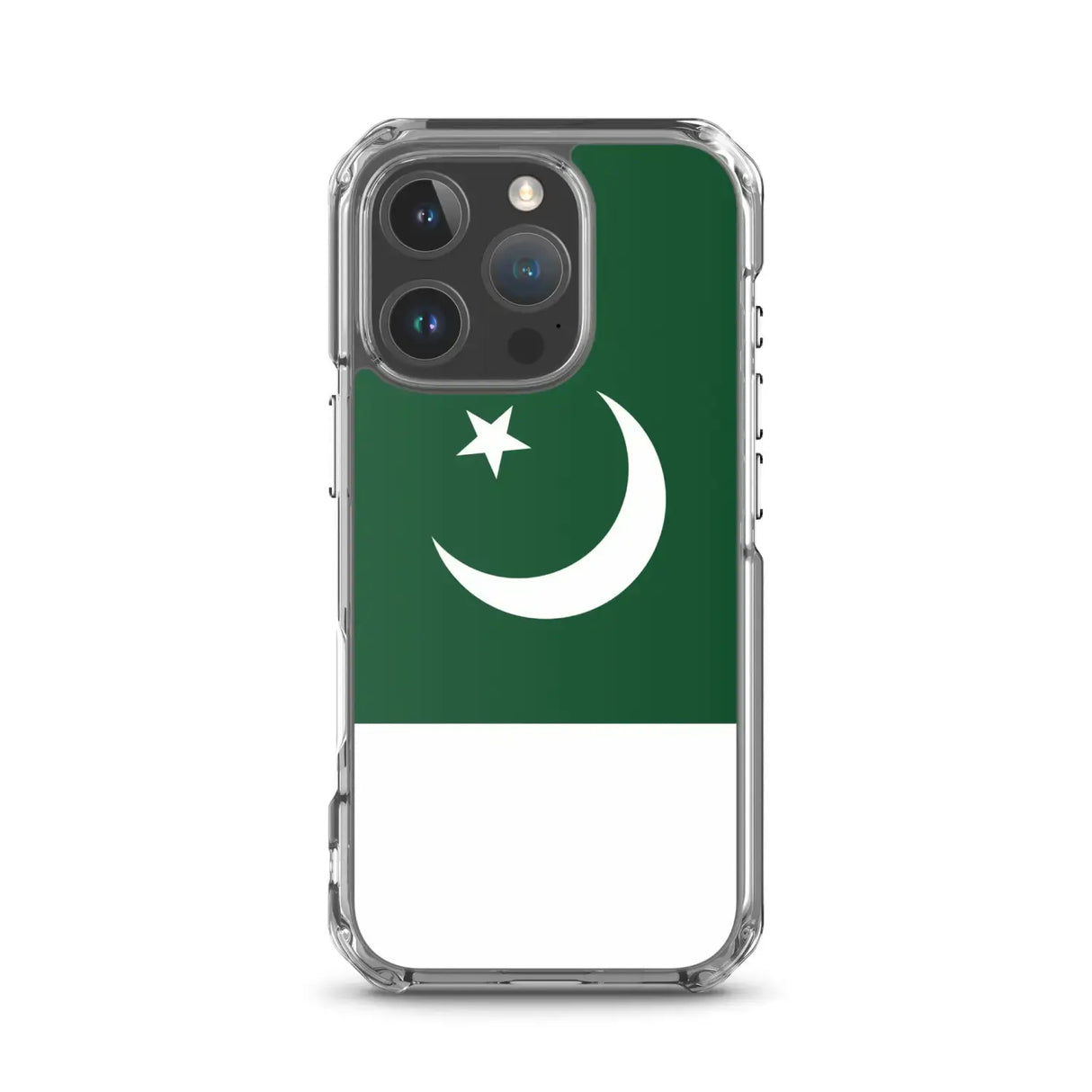 Coque iphone drapeau pakistan souple antichoc transparente