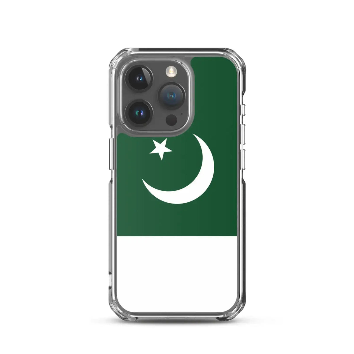 Coque iphone drapeau pakistan souple antichoc transparente