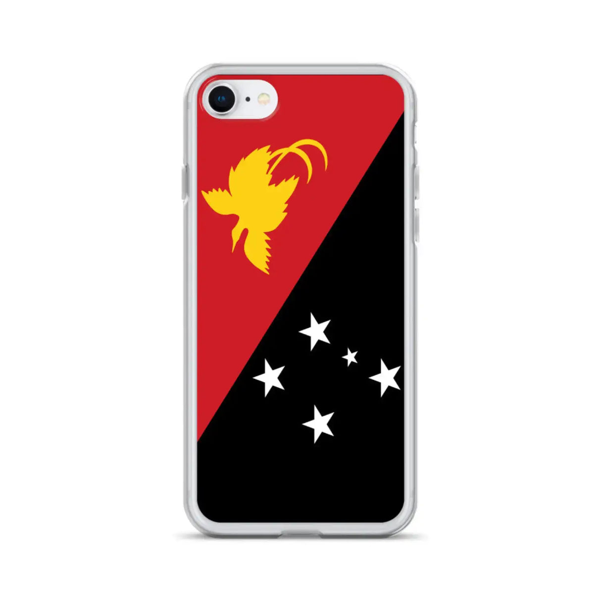 Coque iphone drapeau papouasie-nouvelle-guinée souple antichoc
