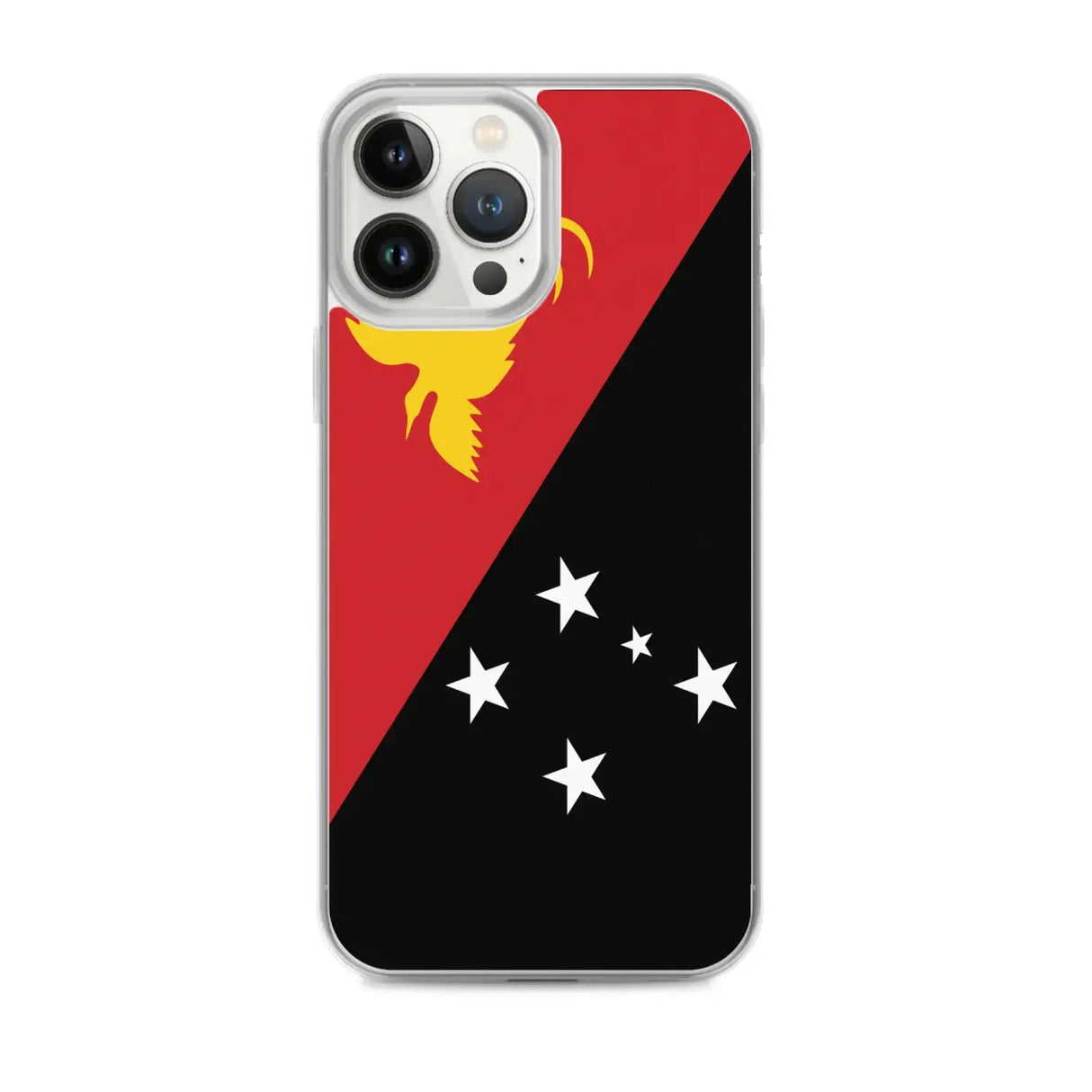 Coque iphone drapeau papouasie-nouvelle-guinée souple antichoc