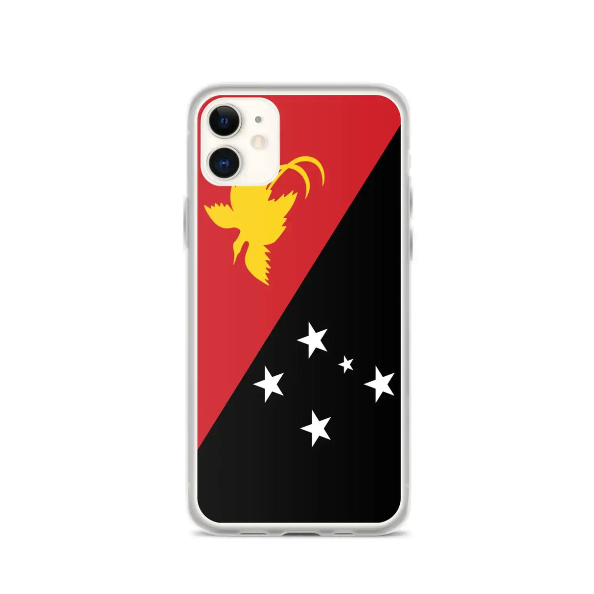 Coque iphone drapeau papouasie-nouvelle-guinée souple antichoc
