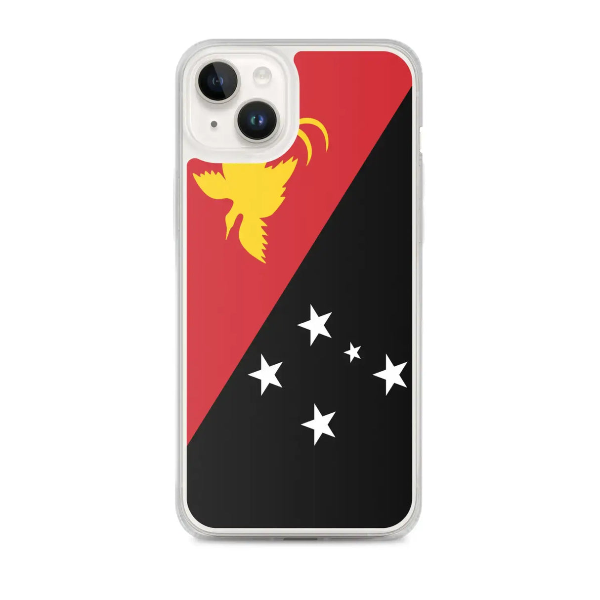 Coque iphone drapeau papouasie-nouvelle-guinée souple antichoc