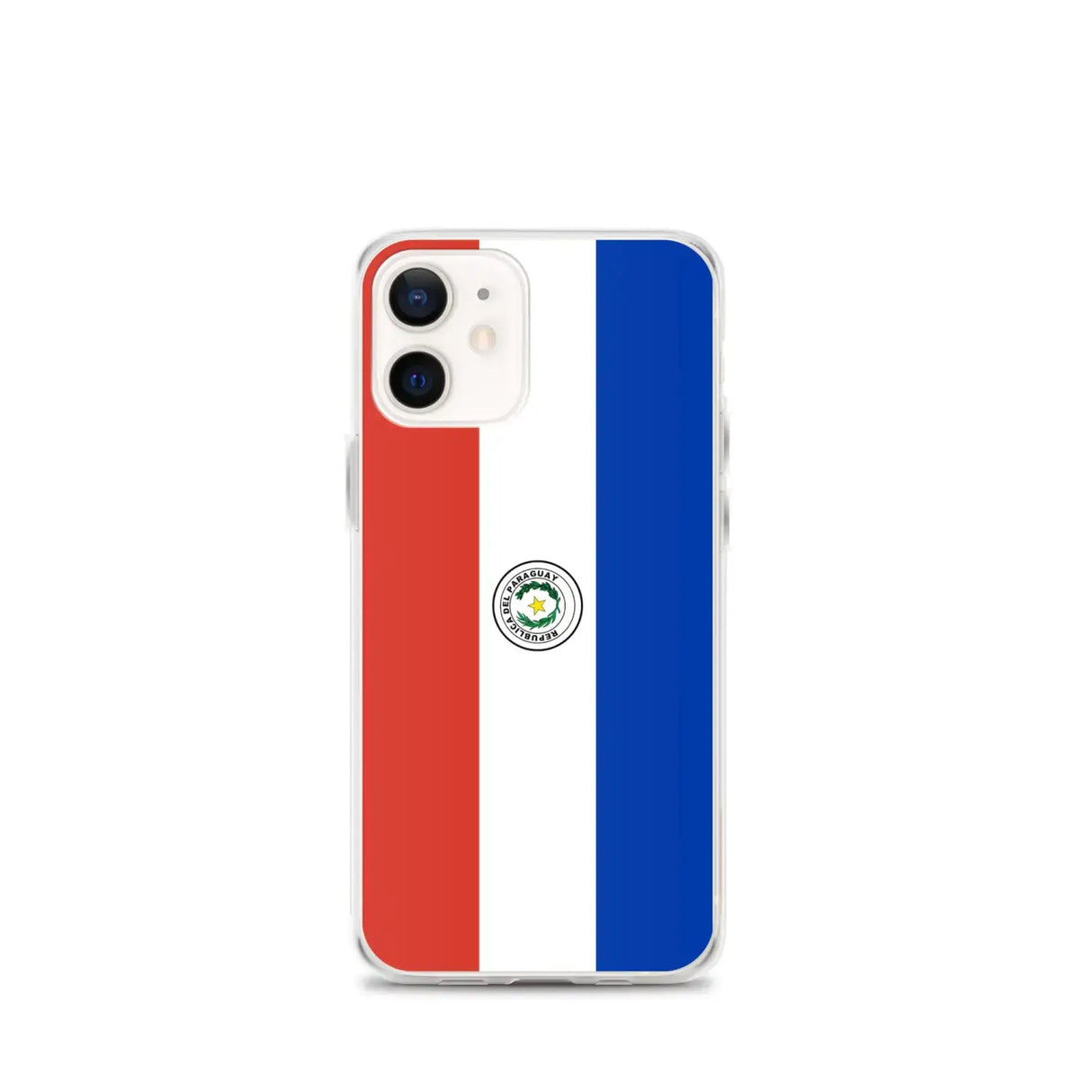 Coque iphone drapeau paraguay souple antichoc transparente