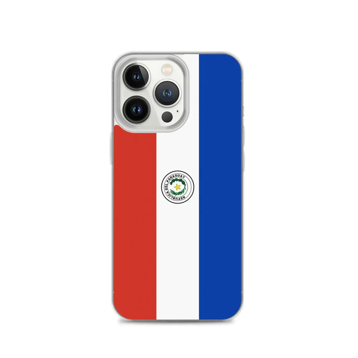 Coque iphone drapeau paraguay souple antichoc transparente