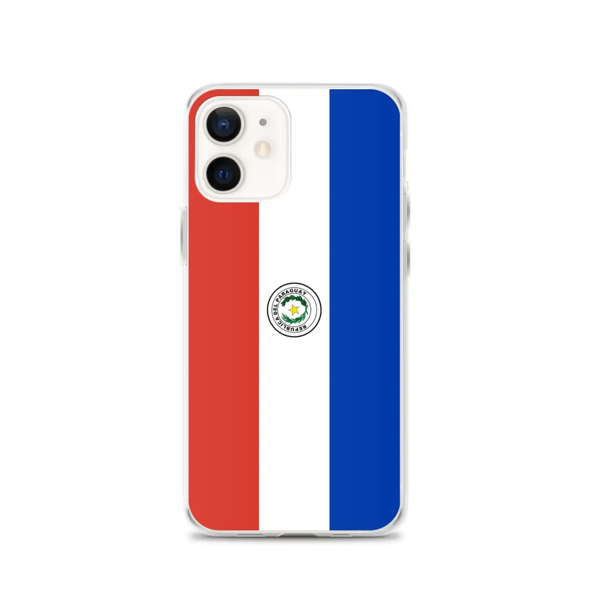 Coque iphone drapeau paraguay souple antichoc transparente