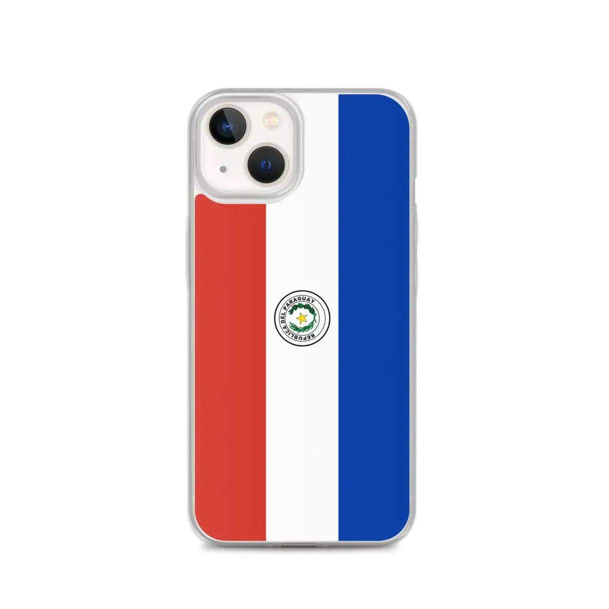 Coque iphone drapeau paraguay souple antichoc transparente