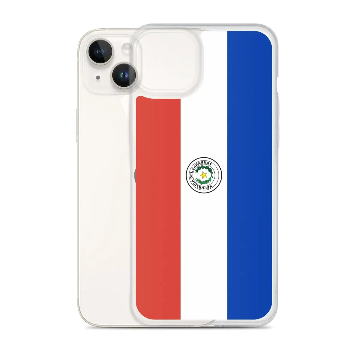 Coque iphone drapeau paraguay souple antichoc transparente