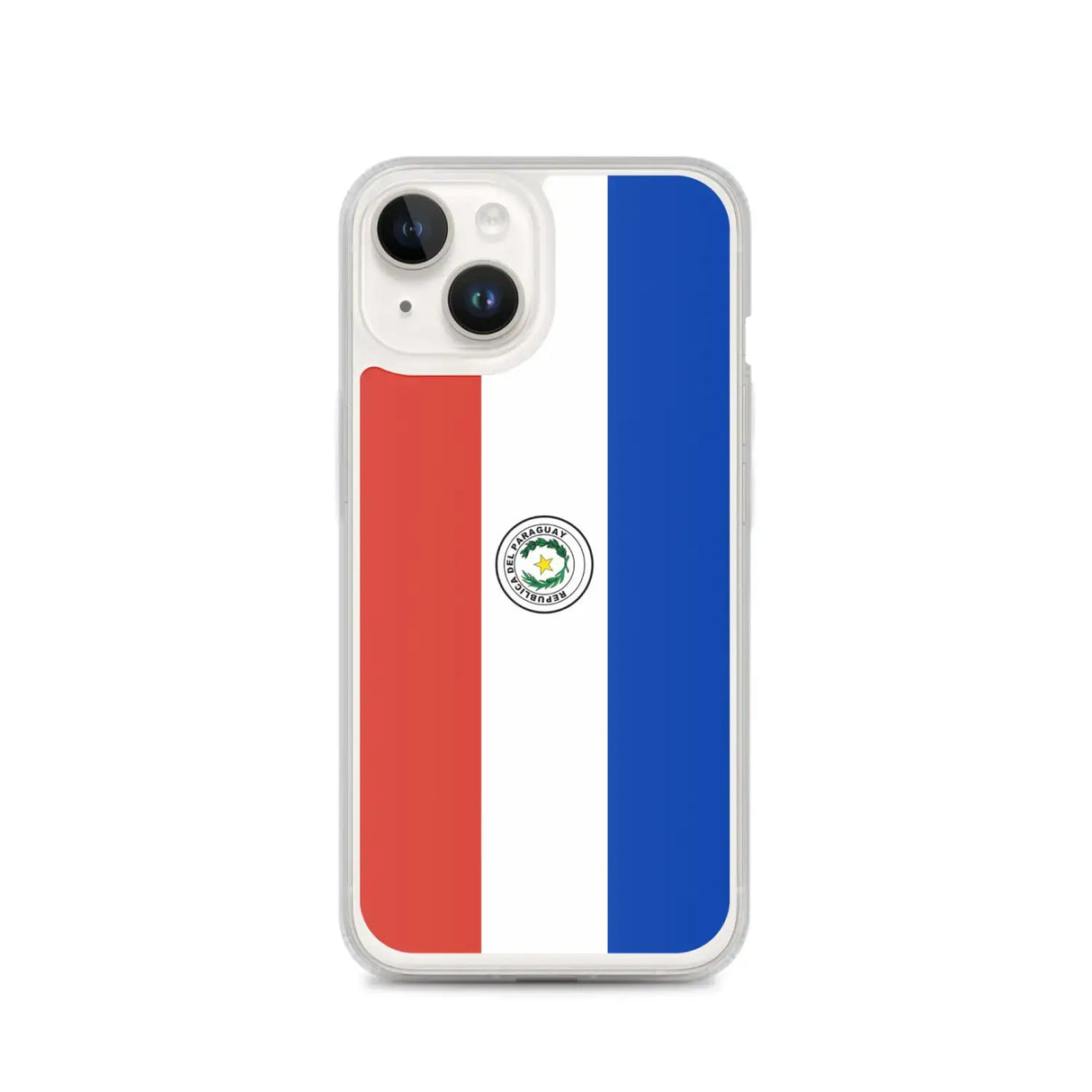 Coque iphone drapeau paraguay souple antichoc transparente