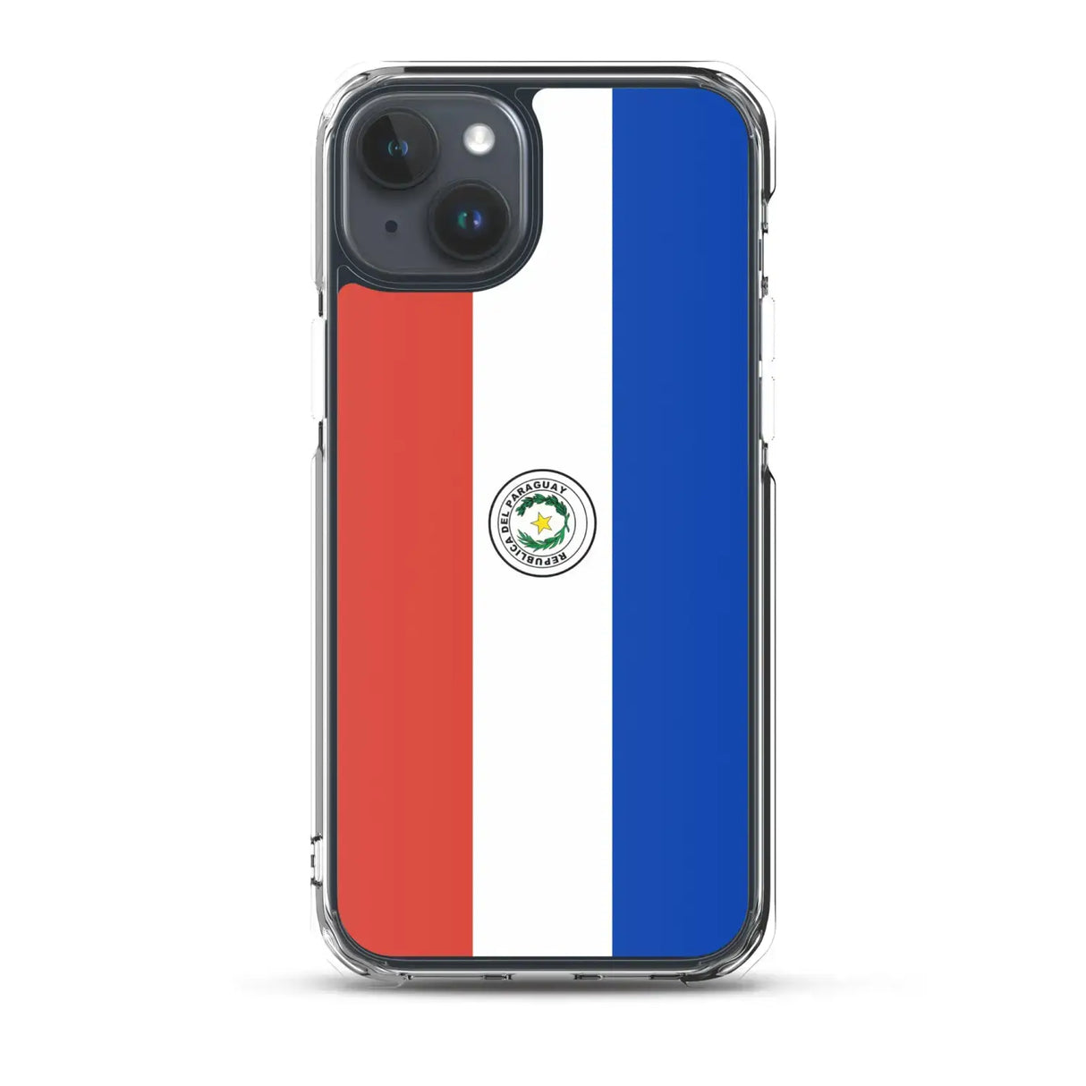 Coque iphone drapeau paraguay souple antichoc transparente