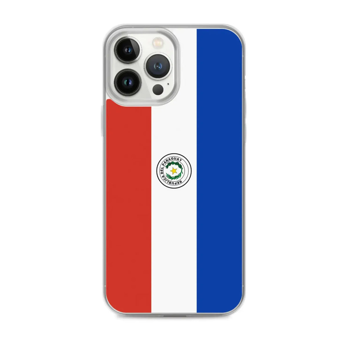 Coque iphone drapeau paraguay souple antichoc transparente