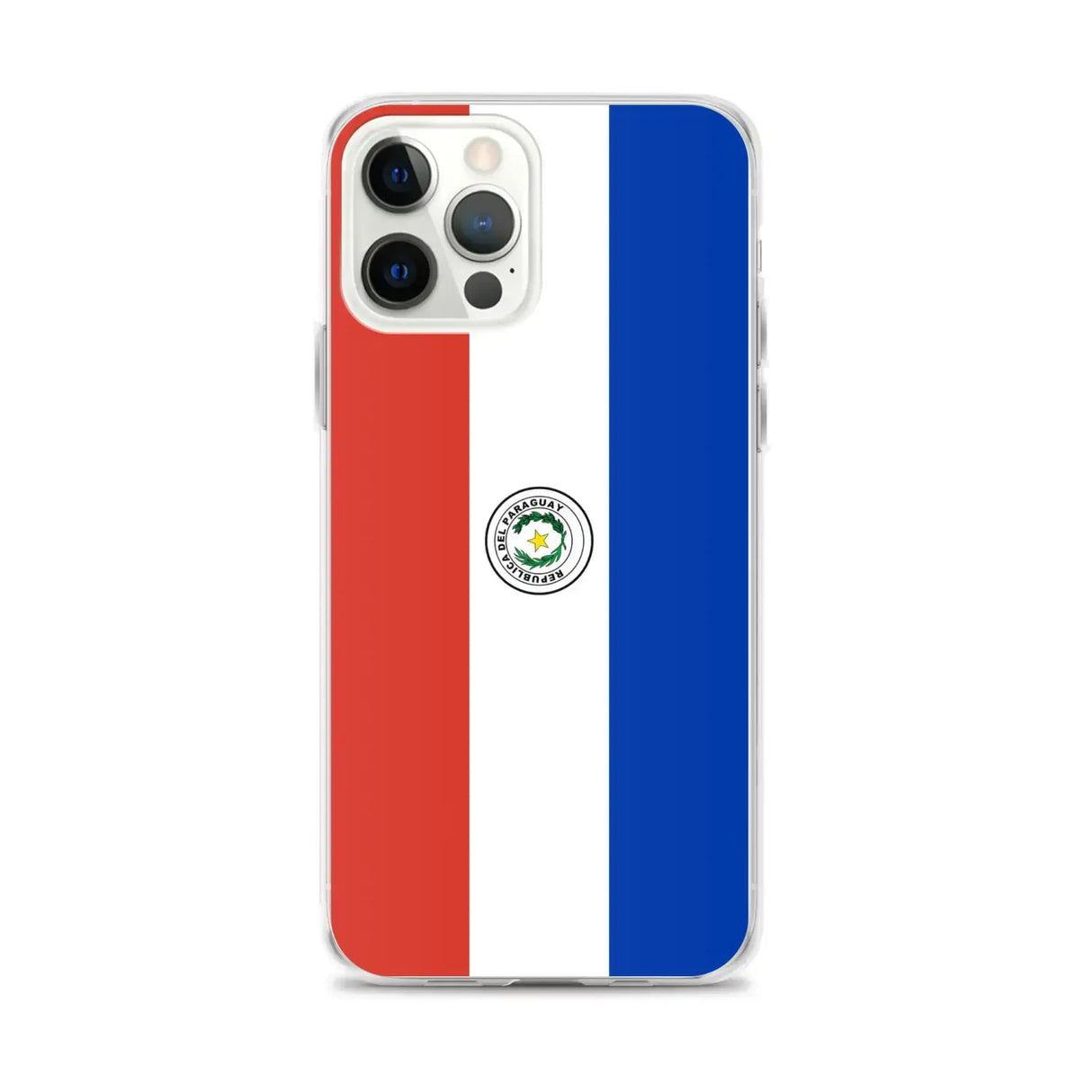 Coque iphone drapeau paraguay souple antichoc transparente