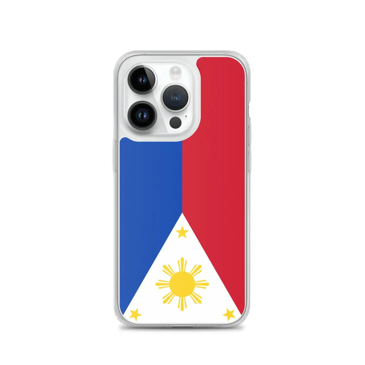 Coque iphone drapeau philippines souple antichoc transparente