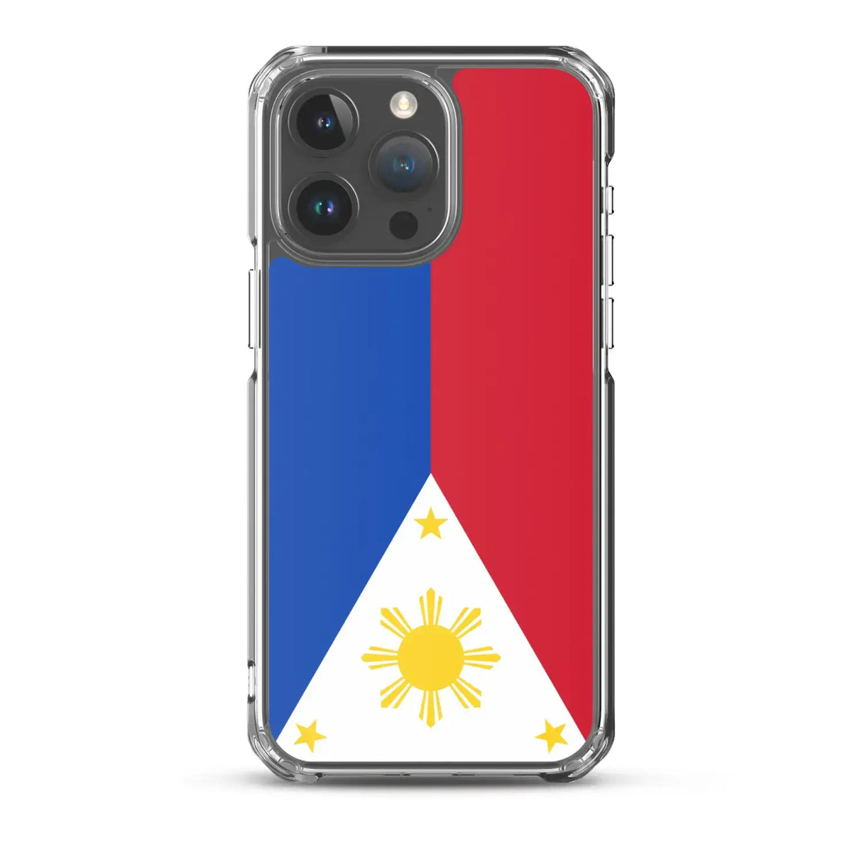 Coque iphone drapeau philippines souple antichoc transparente