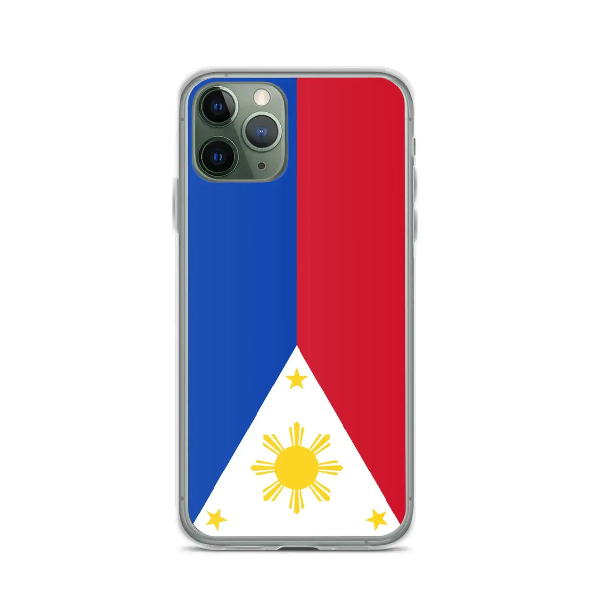 Coque iphone drapeau philippines souple antichoc transparente