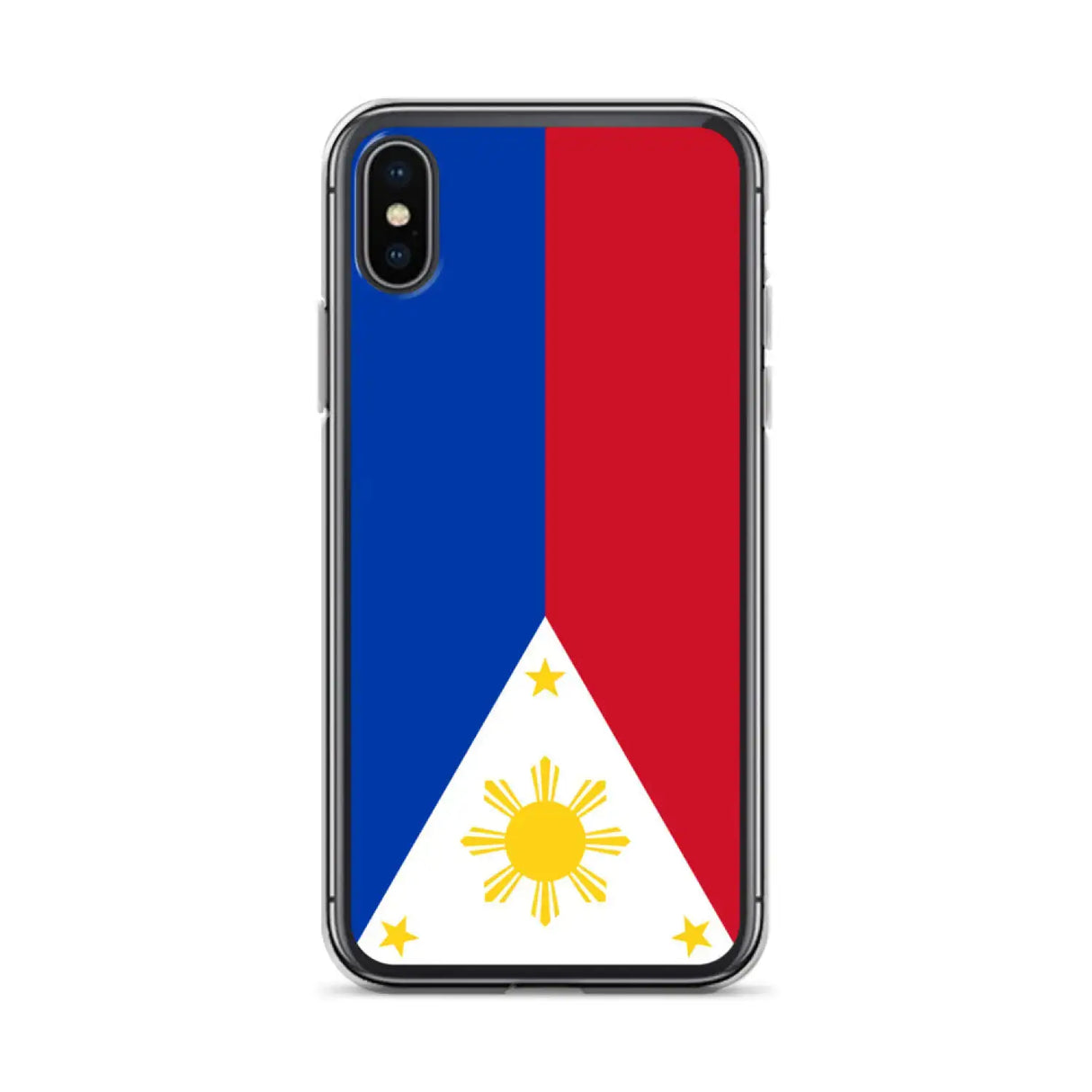 Coque iphone drapeau philippines souple antichoc transparente