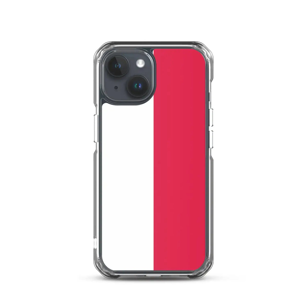 Coque iphone drapeau pologne souple antichoc transparente
