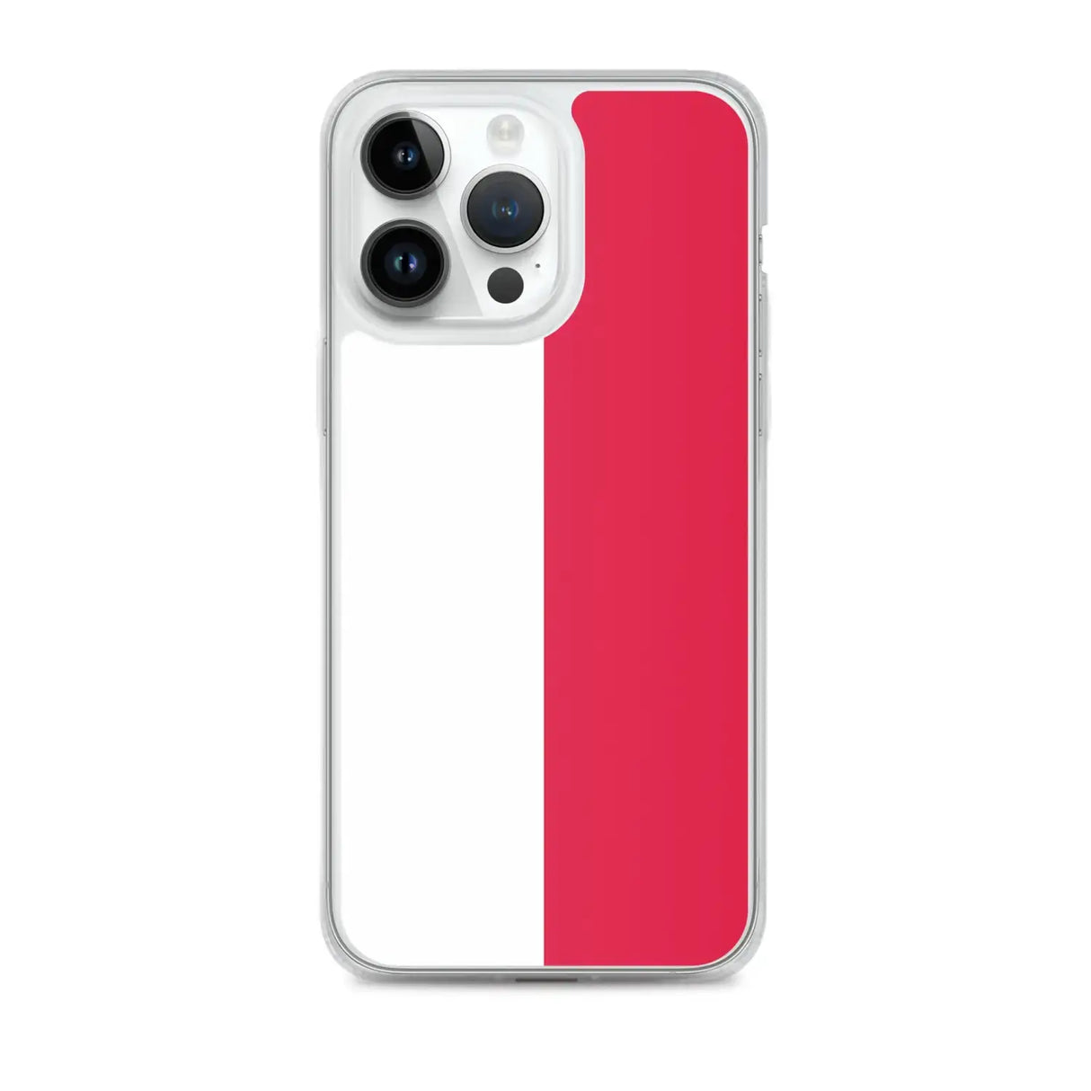 Coque iphone drapeau pologne souple antichoc transparente