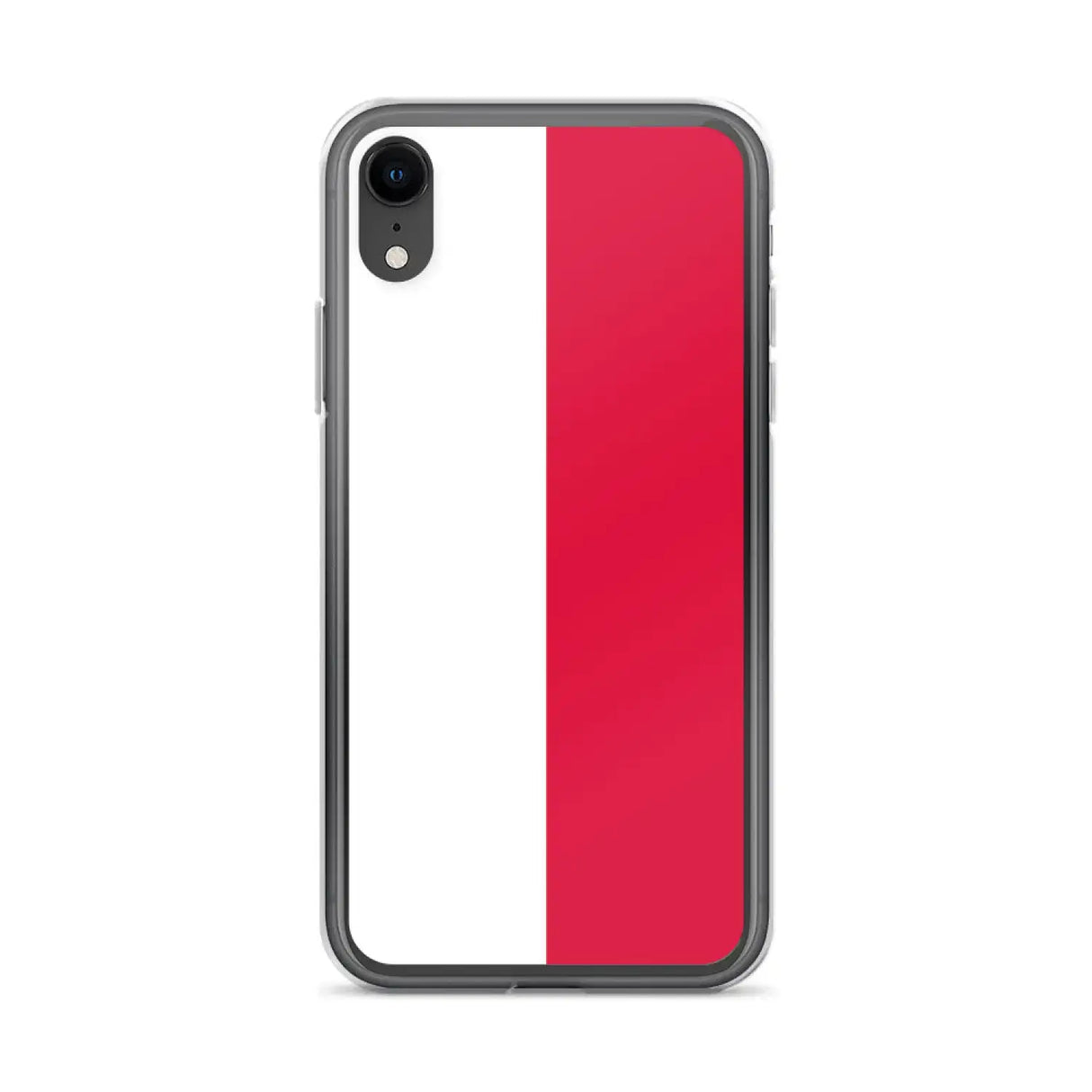 Coque iphone drapeau pologne souple antichoc transparente