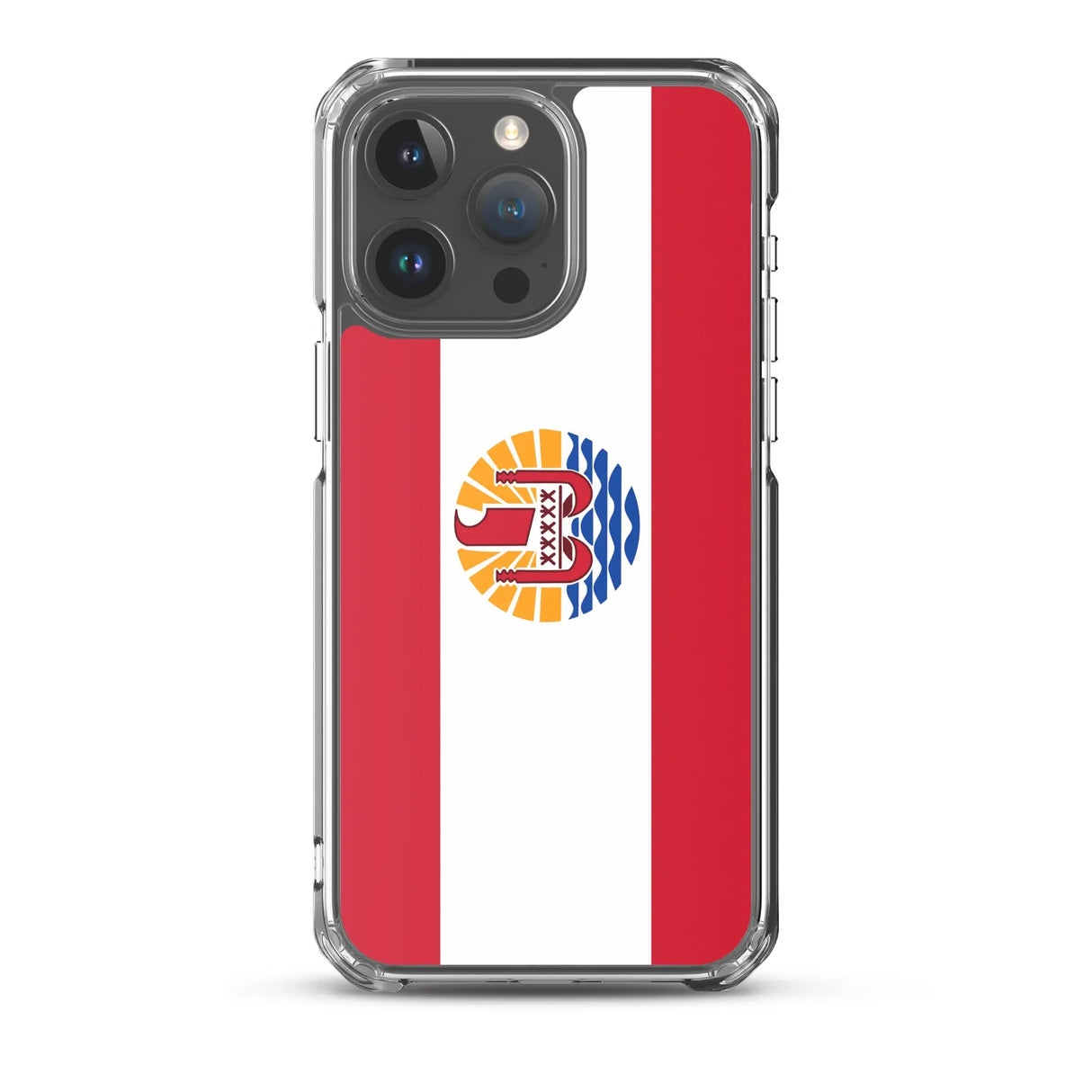 Coque iphone drapeau polynésie française souple antichoc