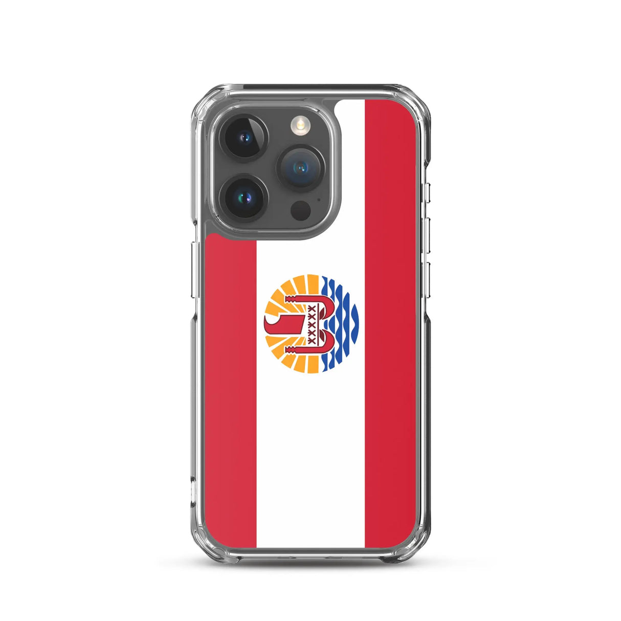 Coque iphone drapeau polynésie française souple antichoc