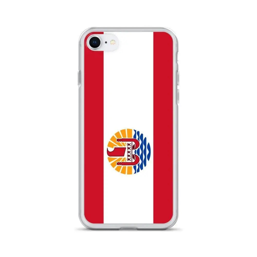 Coque iphone drapeau polynésie française souple antichoc