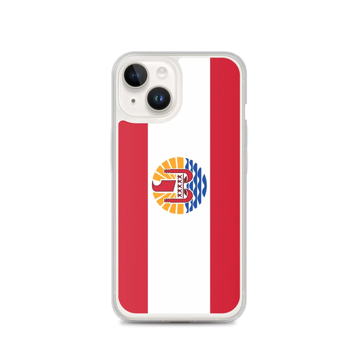 Coque iphone drapeau polynésie française souple antichoc