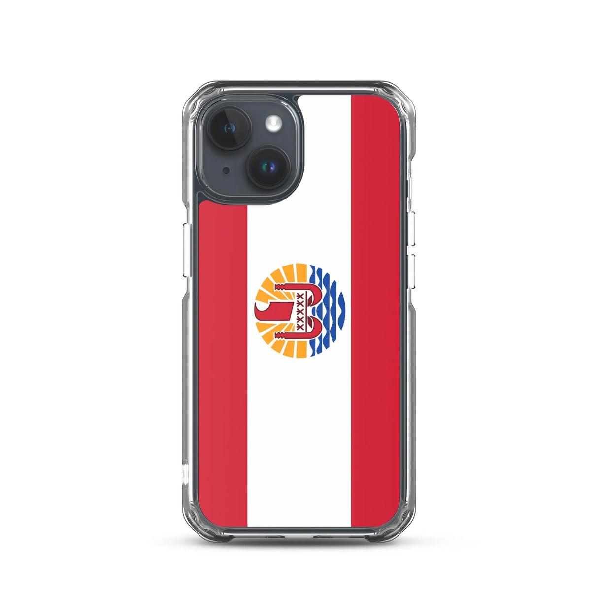 Coque iphone drapeau polynésie française souple antichoc