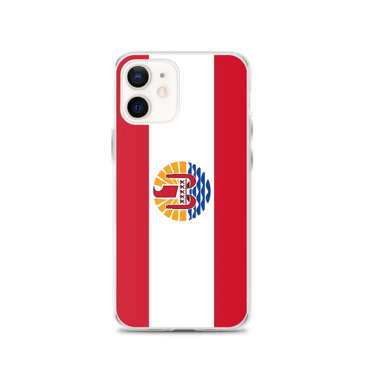Coque iphone drapeau polynésie française souple antichoc