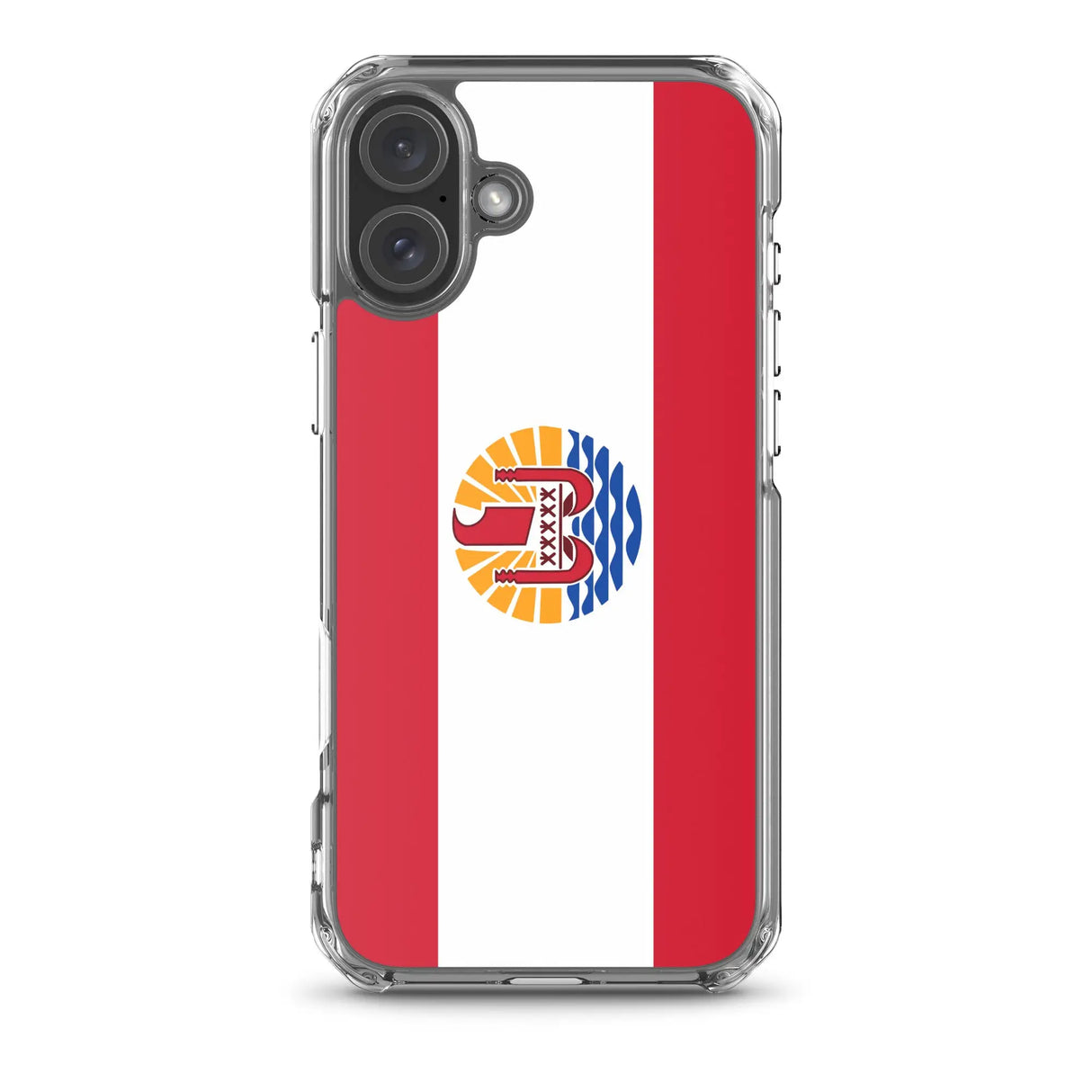 Coque iphone drapeau polynésie française souple antichoc